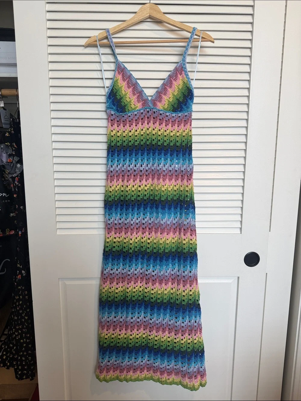 Zara Long Knit Strap Dress — Size S (NWOT)